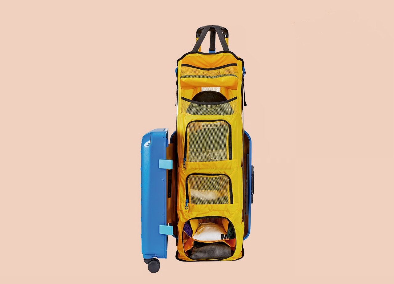 THE CARRY-ON WITH A CLOSET INSIDE – Patented 6‑Shelves, No More Unpacking