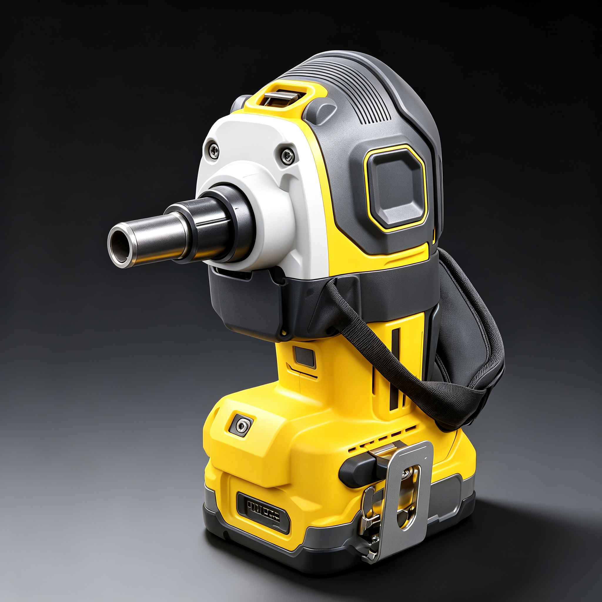 Cordless Palm Nailer – Fits Where Hammers Can't Swing, No Compressor, LED Light & Tool Hook
