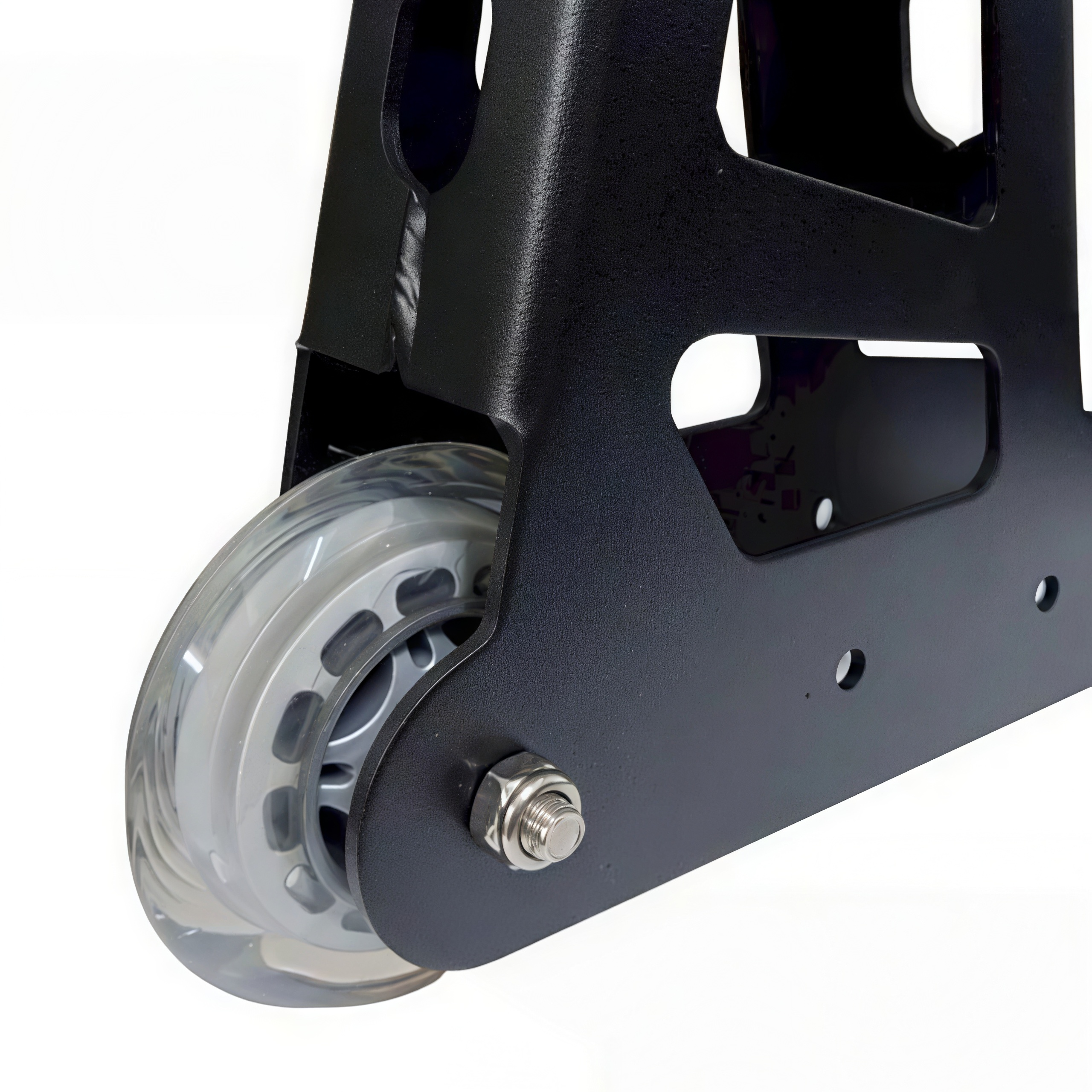 Motorcycle Rear Wheel Stand – Aluminum Alloy, 450kg Capacity, PU Wheels