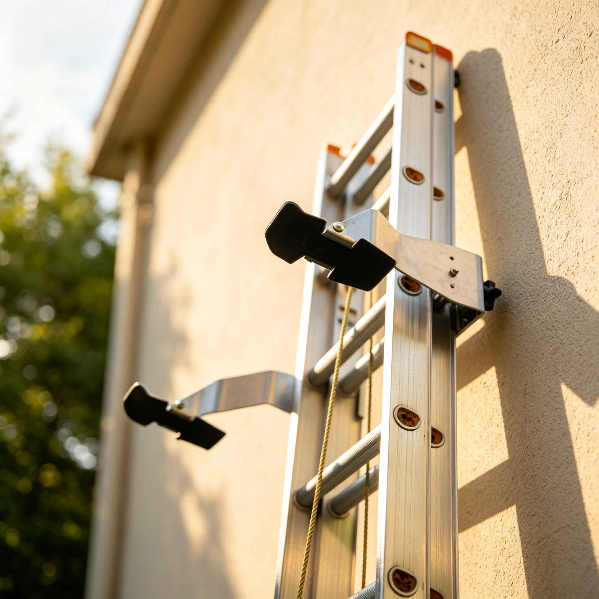 Ladder Stabilizer – Aluminum, 500 lb Capacity, Tool-Free Install, Fits Most Extension Ladders