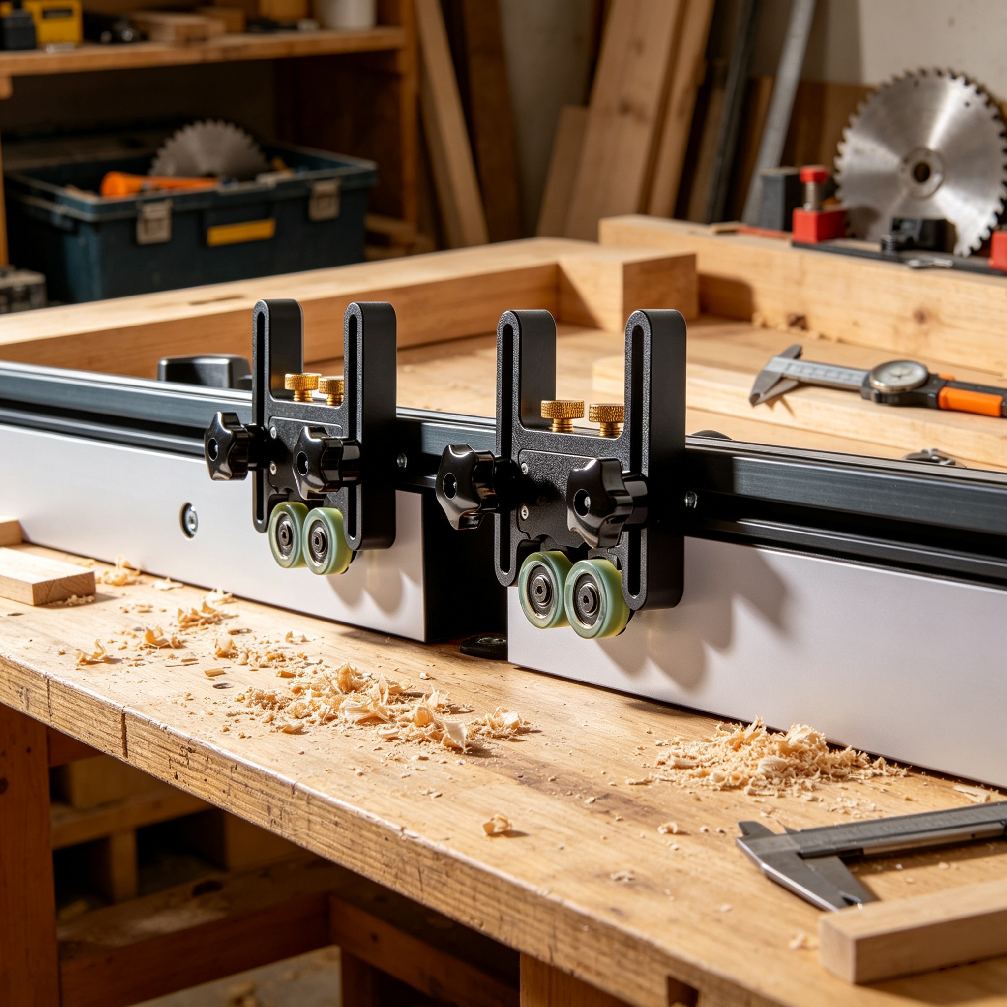Router Table Roller Guides – Smoother Feeding, Better Control, Pack of 2