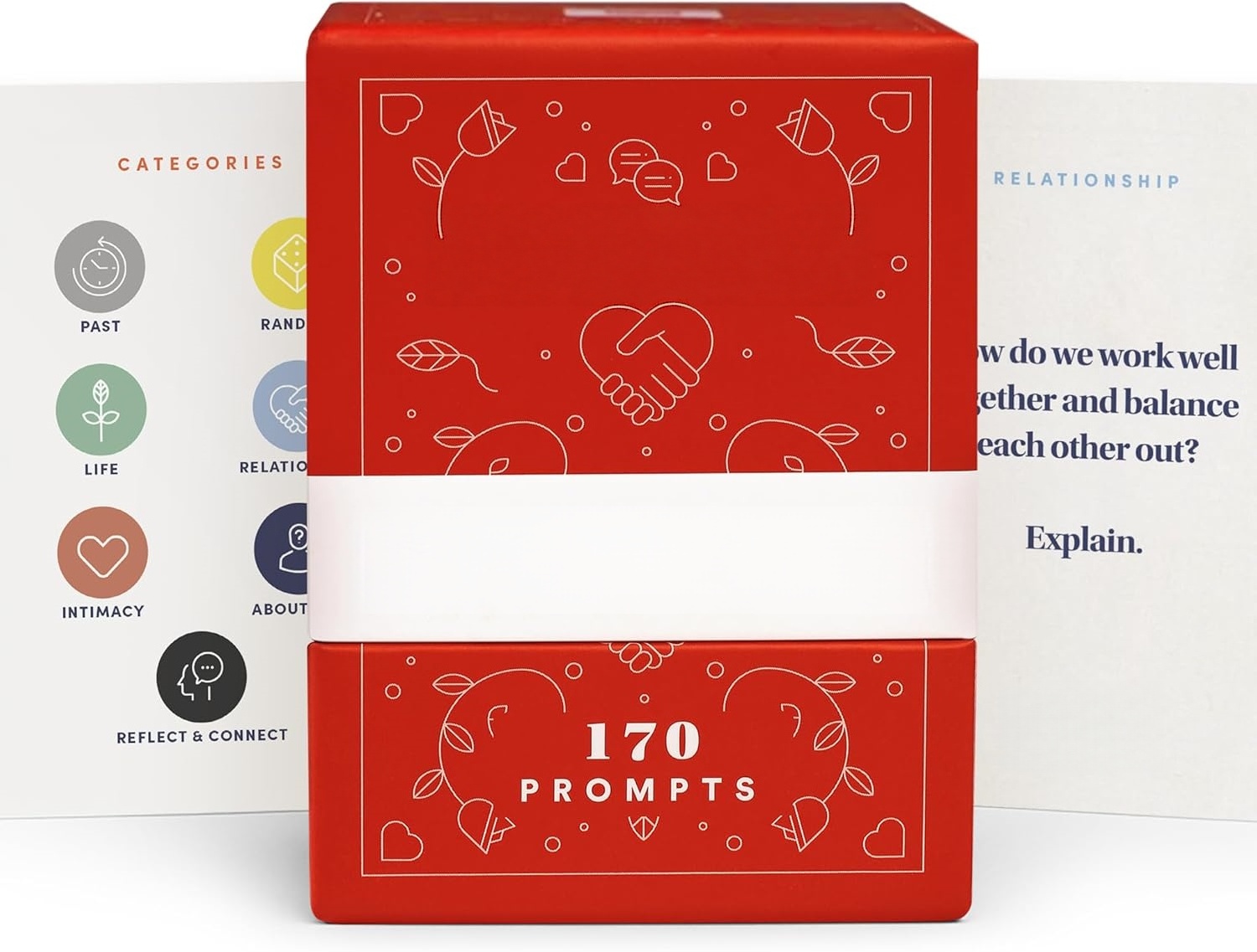 Conversation Card Deck for Couples – 170 Questions for Deeper Connection & Romantic Date Nights