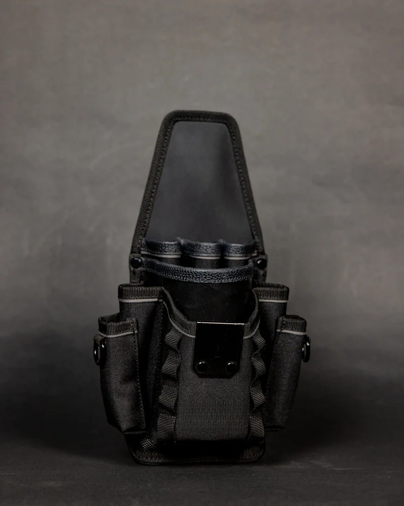 Multi‑Trade Tool Pouch – 2 Main Pockets, 3 Vertical Slots & 4 External Pockets for Everyday Site Work