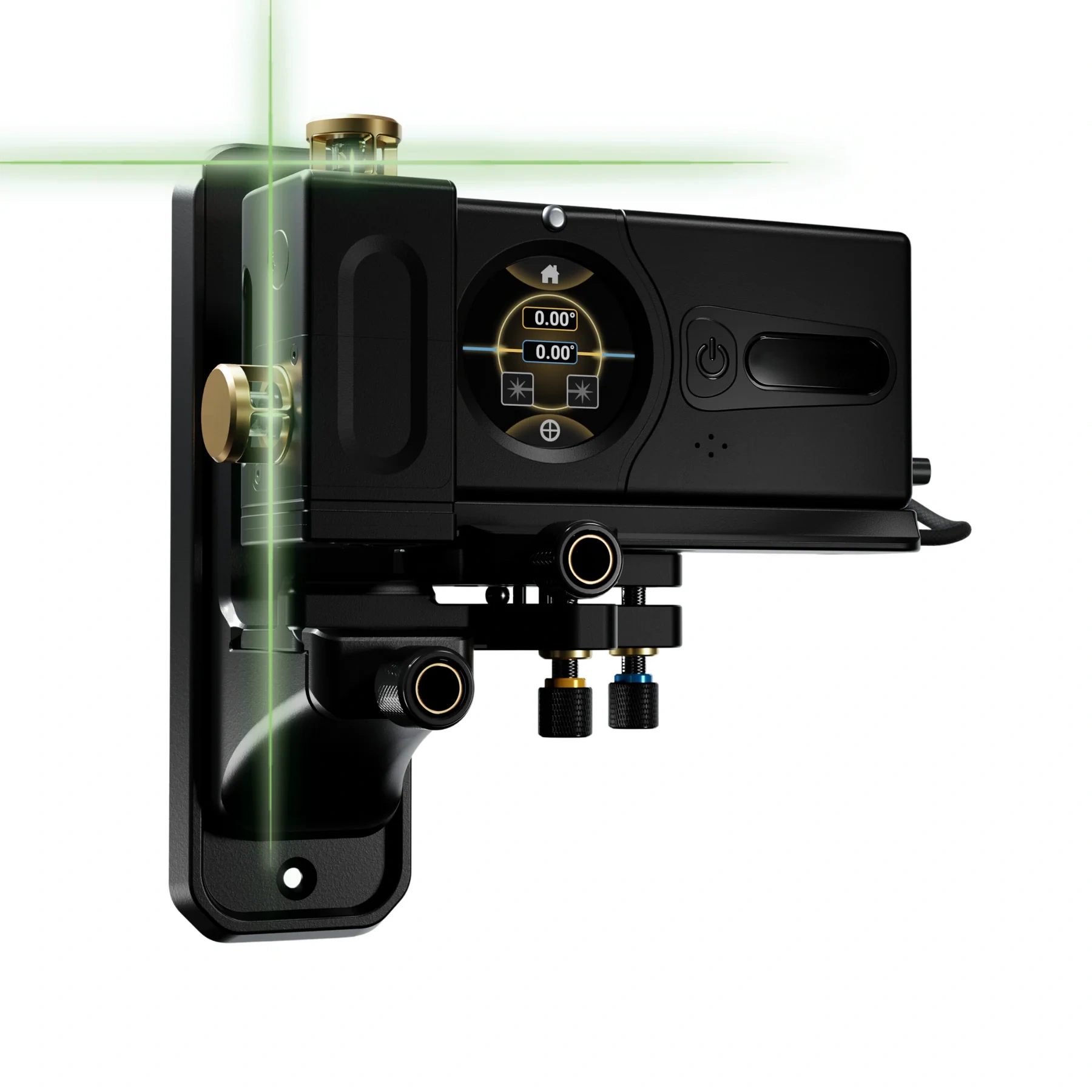 360° Laser Level Kit – Green Beam, Manual Angle Control, Touchscreen Positioning