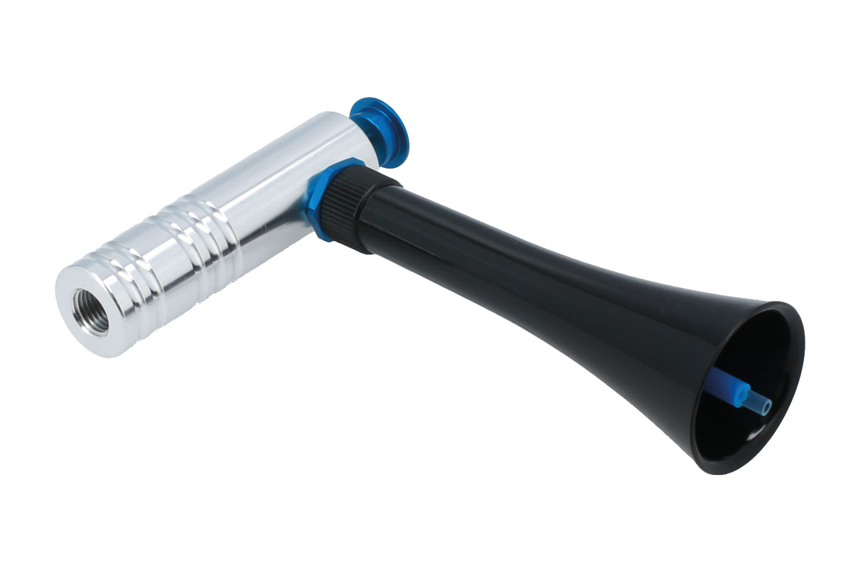Compact Swirl Blow Gun – Aluminum Body, Vortex Airflow for Interior Detailing