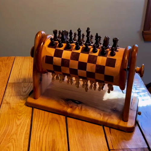 Handcrafted Wooden Chess Set – Unique, One‑of‑a‑Kind, Artisan Made