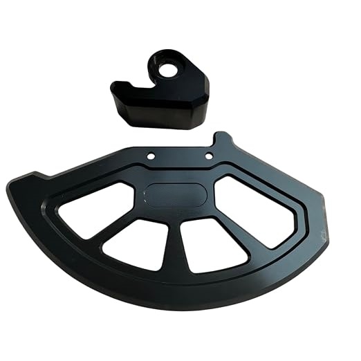 Universal Front Brake Disc Guard – Aluminum Alloy, Gold Anodized, Universal Fit for Most Motorcycles