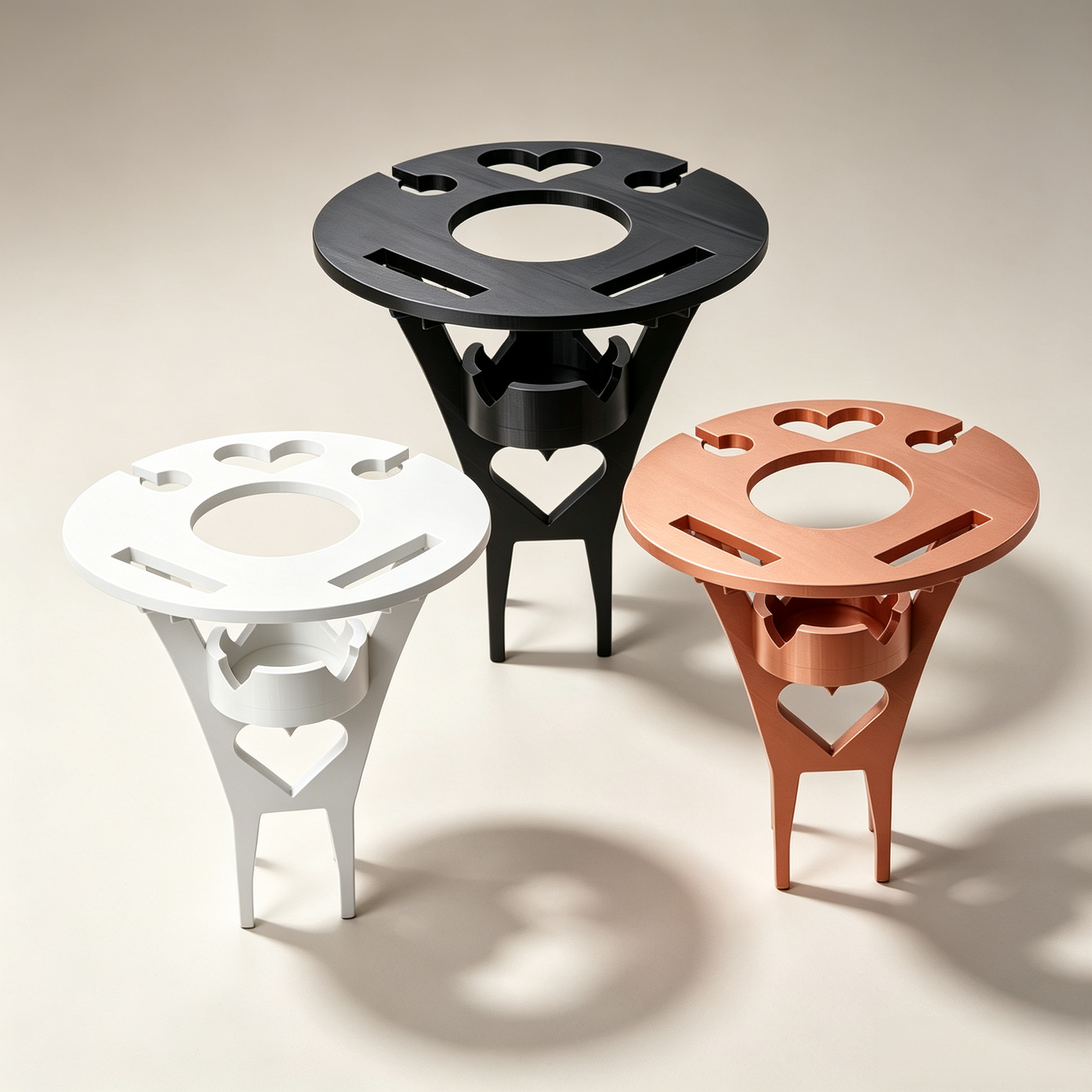 Portable Folding Table – Ultra-Lightweight, Built-In Cup Holders, 88 lbs Capacity