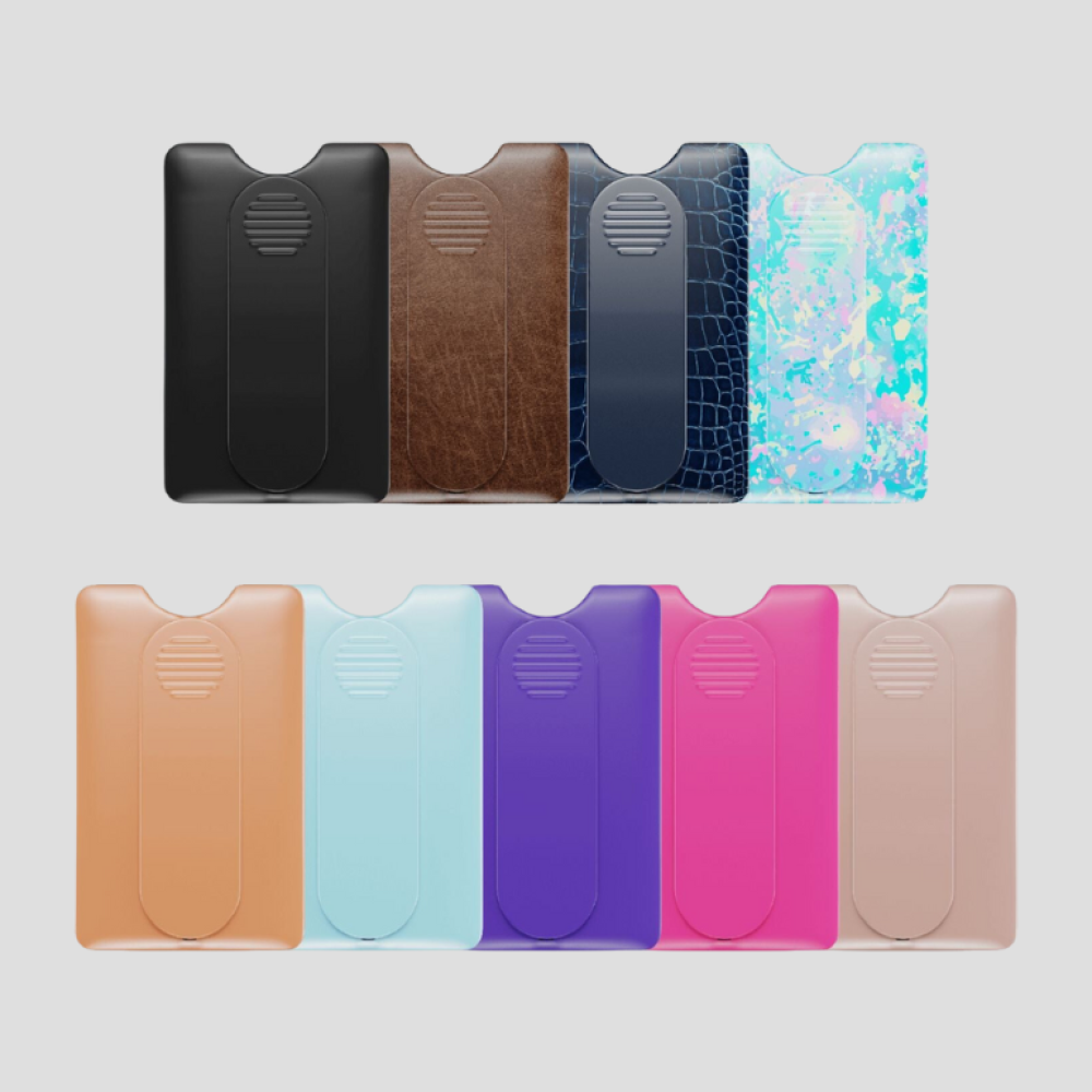 Wallet with MagSafe Compatibility – Holds 3 Cards, Finger Loop & Kickstand, RFID Blocking, Waterproof