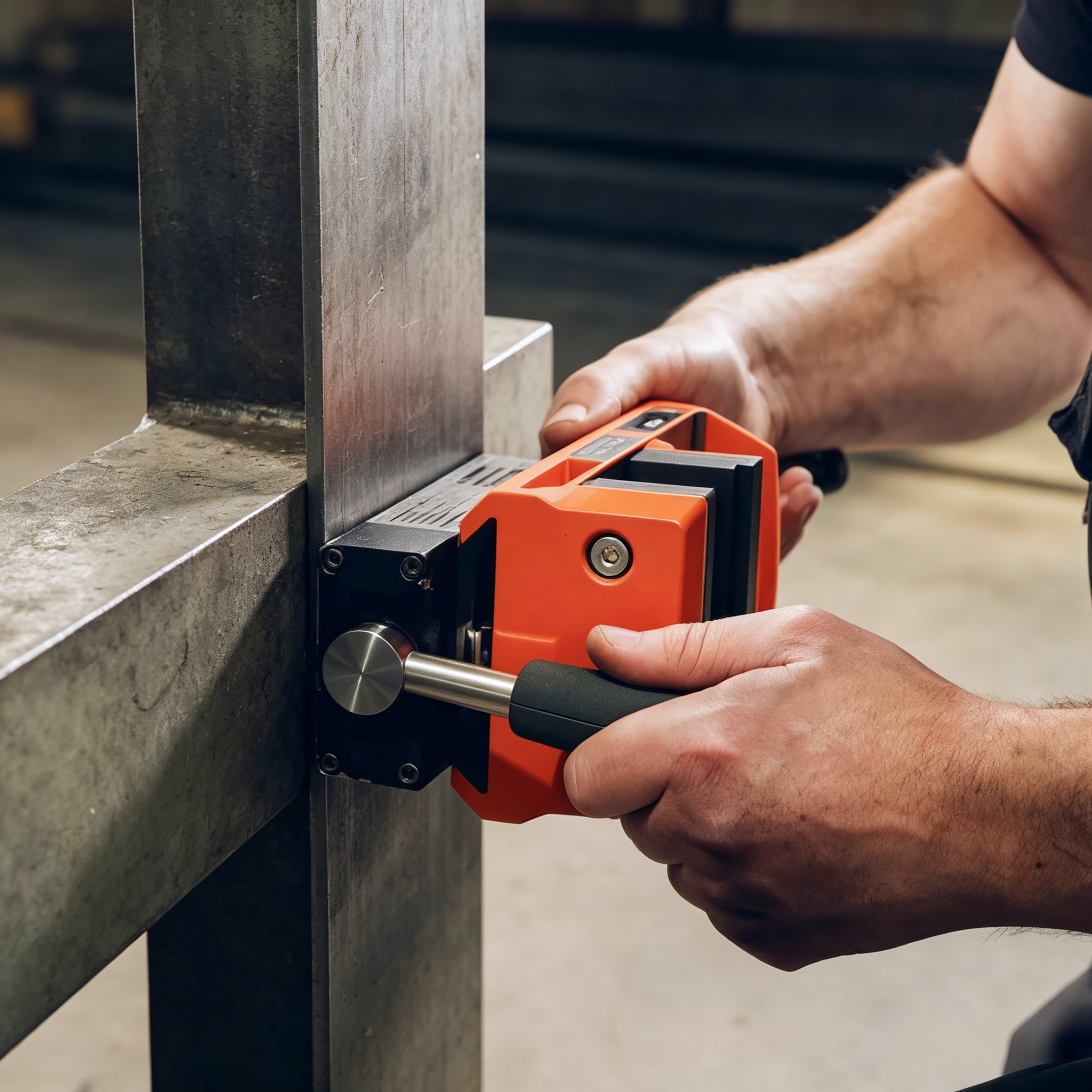 Magnetic Portable Vise – 1754 lbs Holding Force, 4.25″ Clamping Range, Tool-Free Setup