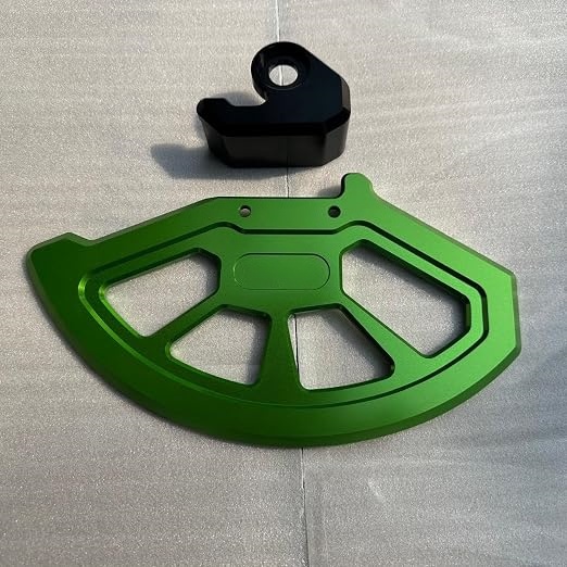 Universal Front Brake Disc Guard – Aluminum Alloy, Gold Anodized, Universal Fit for Most Motorcycles