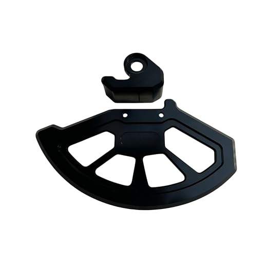 Universal Front Brake Disc Guard – Aluminum Alloy, Gold Anodized, Universal Fit for Most Motorcycles