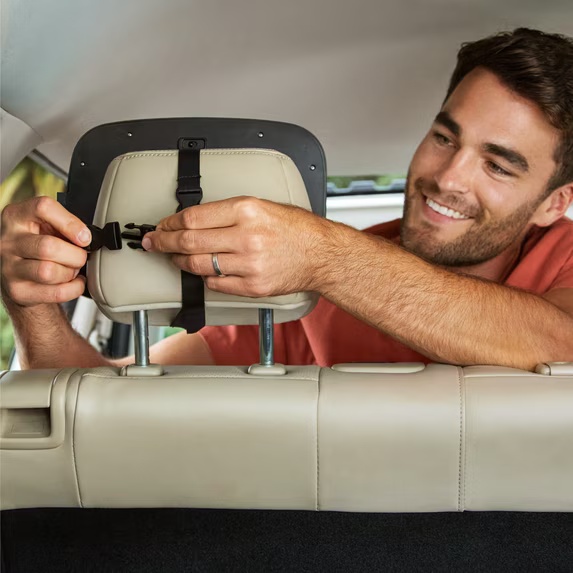 SEE BABY CLEARLY, DAY OR NIGHT – 4 Gentle LED Modes & Wide-Angle View from the Driver‘s Sea