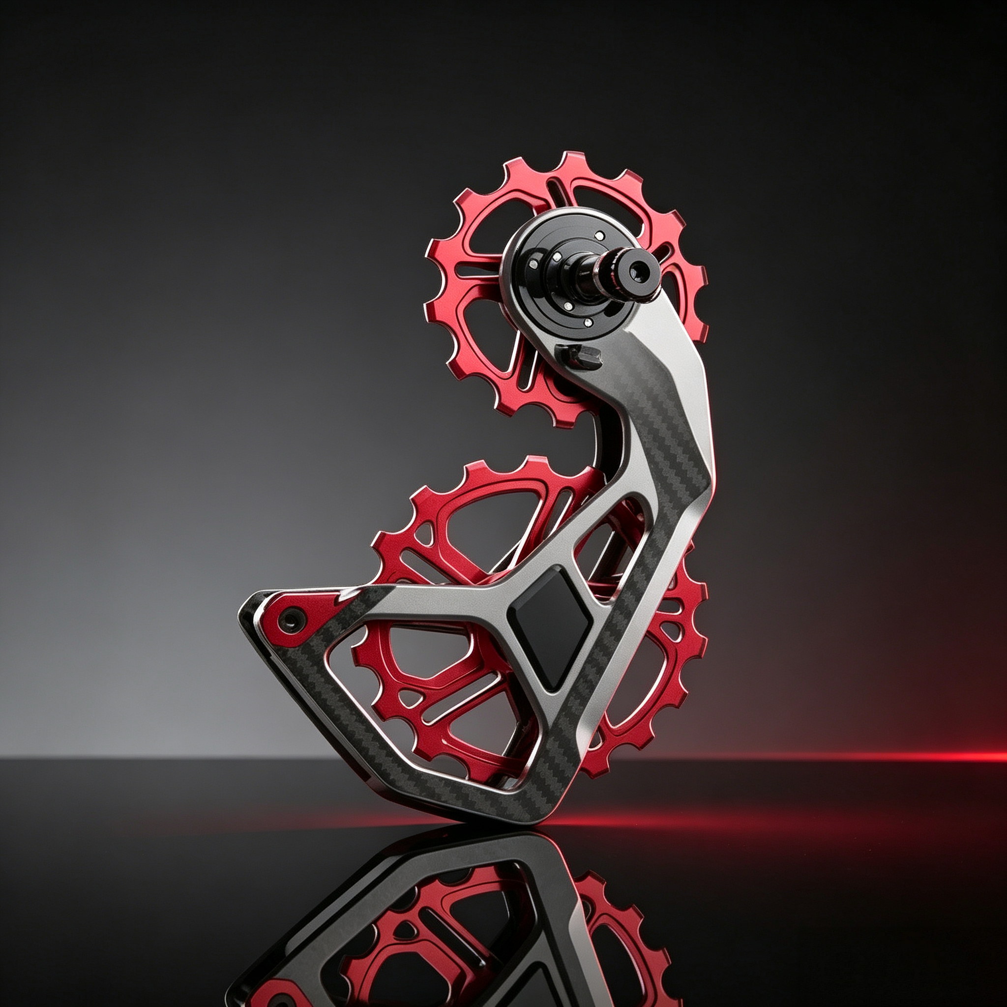 Carbon Oversized Pulley System – 14T/18T, Full Carbon Cage, Coated Bearings