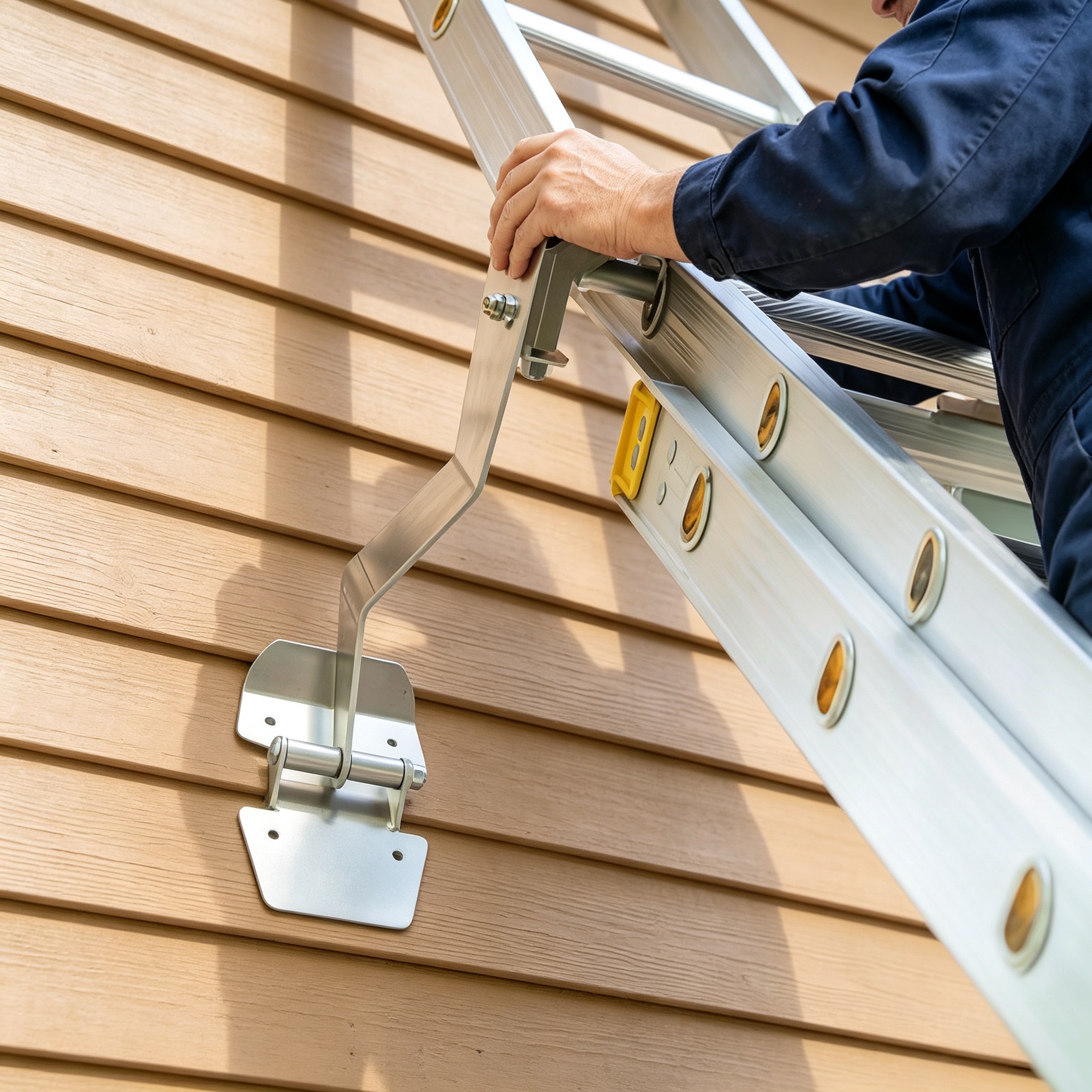 Ladder Stabilizer – Aluminum, 500 lb Capacity, Tool-Free Install, Fits Most Extension Ladders