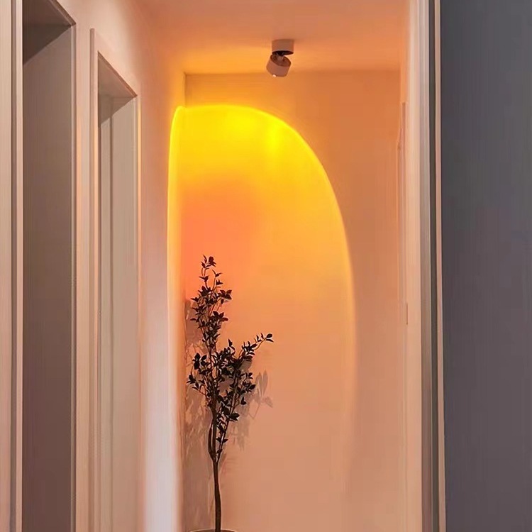 Sunset Wall Washer Light – Adjustable LED Spot Lamp for Living Room, Bedroom & Commercial Ambiance