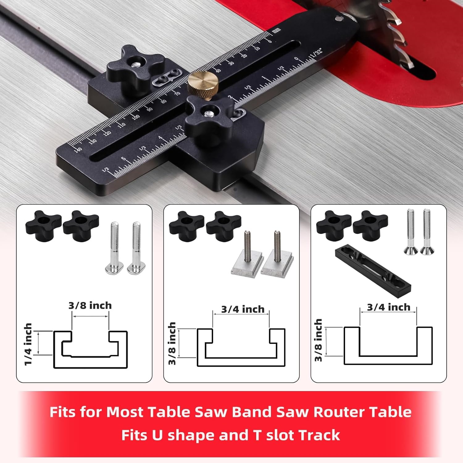 Thin Rip Jig – Table Saw Guide for Repetitive Narrow Cuts, 1/32″ Precision, Anti-Kickback