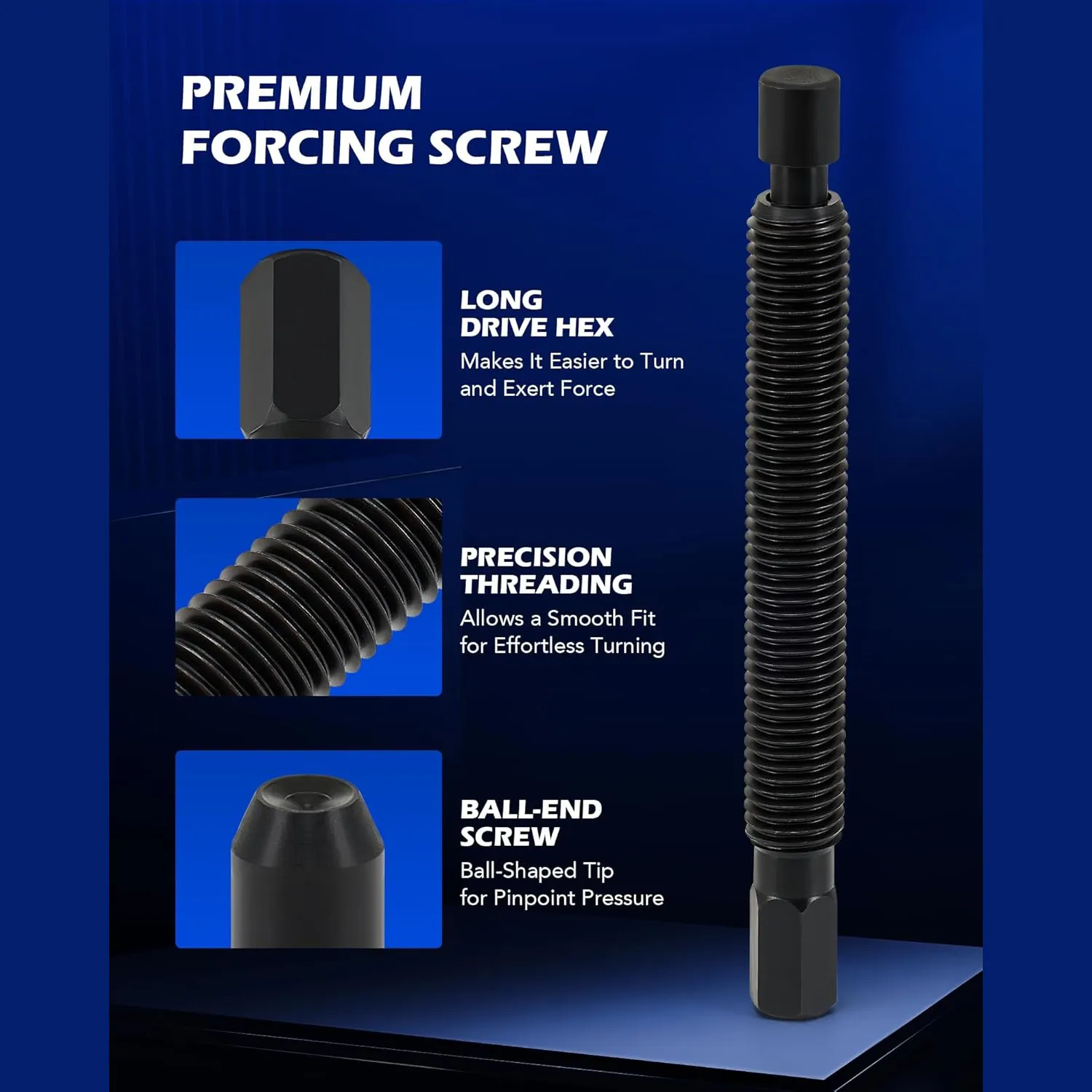 Heavy-Duty Wheel Hub Removal Tool Set for 5, 6 & 8 Lug Vehicles