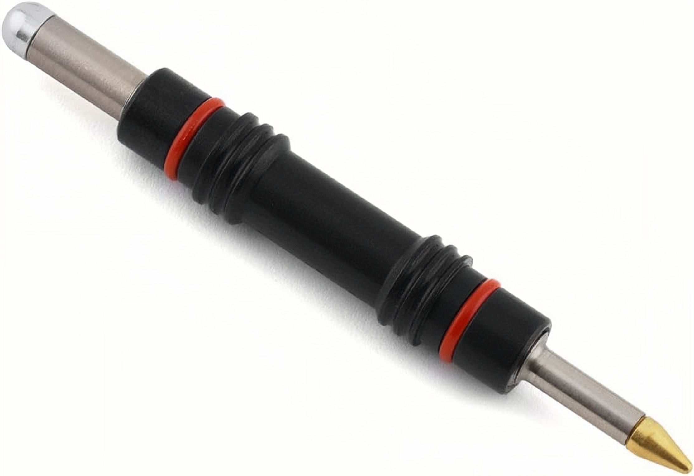 Twin-Tube Bicycle Tire Repair Tool – 4 Pre-Loaded Plugs, 26g Ultra-Light, Compact 4.25" Design