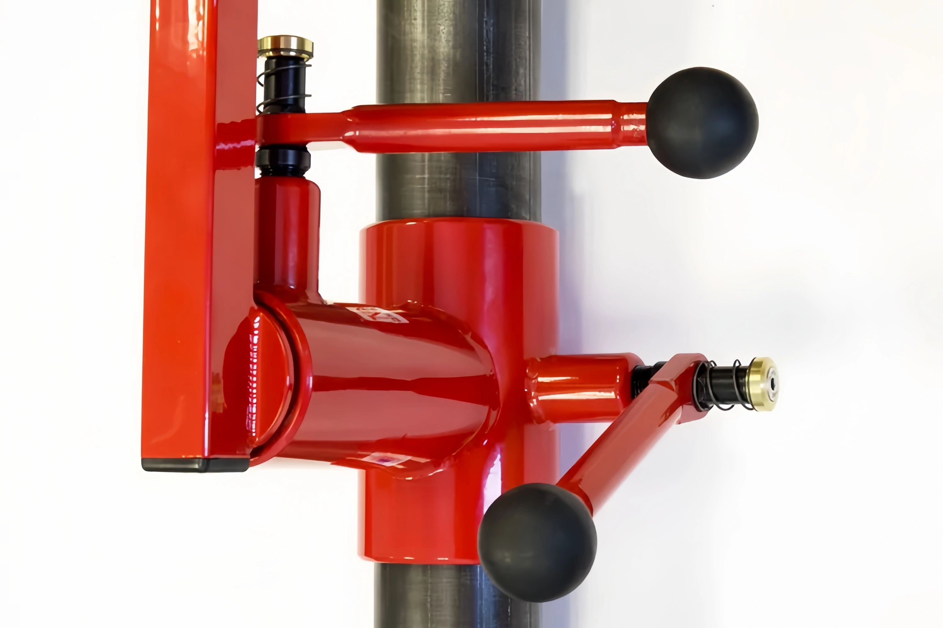 Adjustable Wall-Mount Bike Repair Stand – Steel Clamp, 2" Seatpost Grip, 79 lbs Capacity
