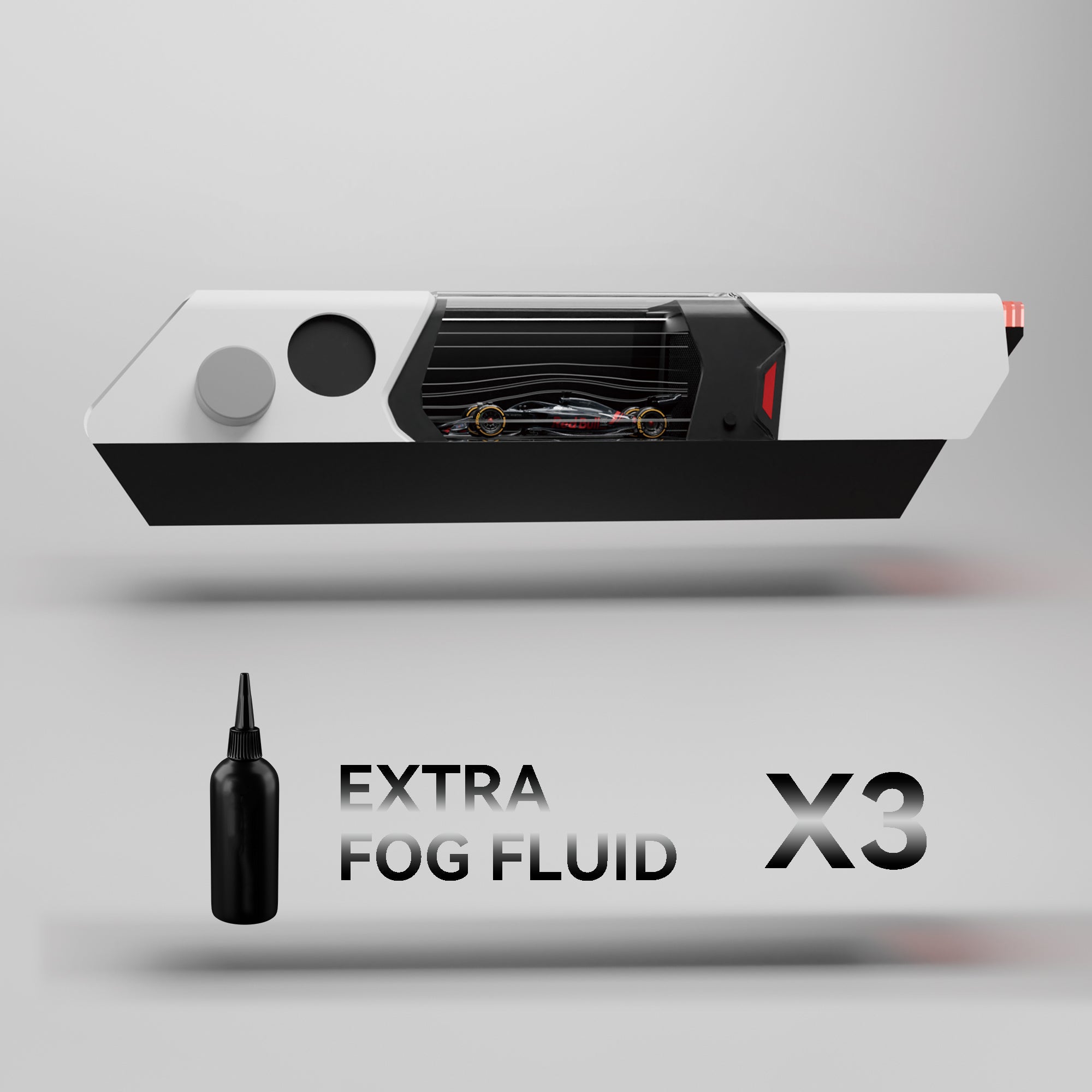 1:64 Scale Car Model Desktop Wind Tunnel – Dynamic Display with Fog Effects
