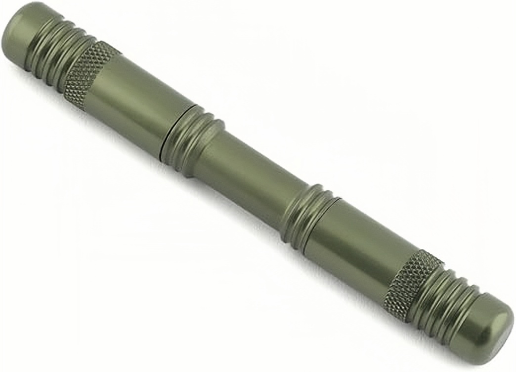 Twin-Tube Bicycle Tire Repair Tool – 4 Pre-Loaded Plugs, 26g Ultra-Light, Compact 4.25" Design