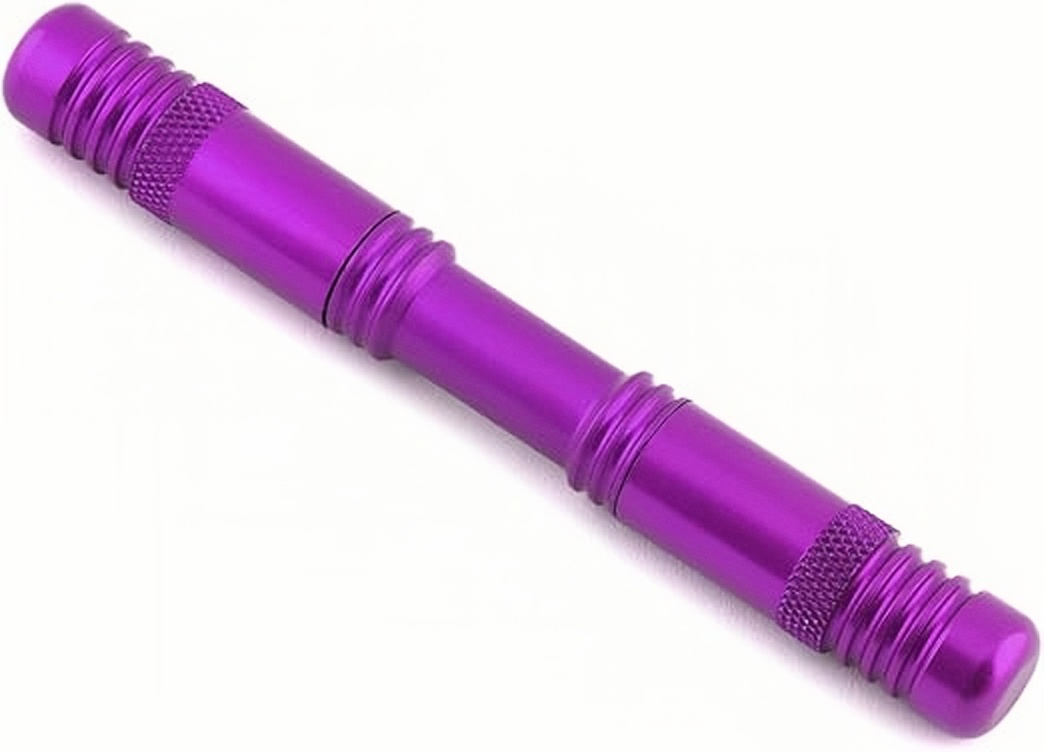 Twin-Tube Bicycle Tire Repair Tool – 4 Pre-Loaded Plugs, 26g Ultra-Light, Compact 4.25" Design