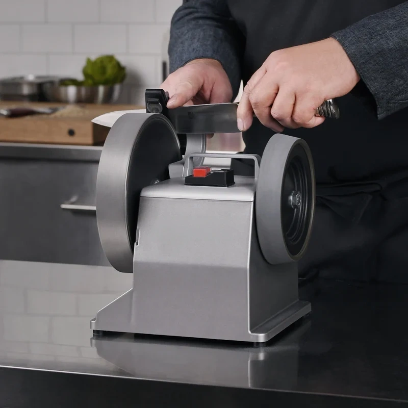 Professional Knife Sharpener – 60-Second Sharpening, 8°–22° Angle Control, Water-Cooled Diamond Wheel