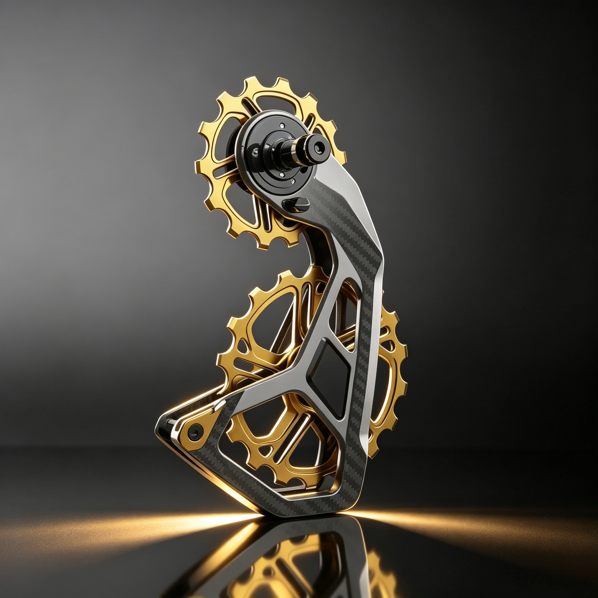 Carbon Oversized Pulley System – 14T/18T, Full Carbon Cage, Coated Bearings