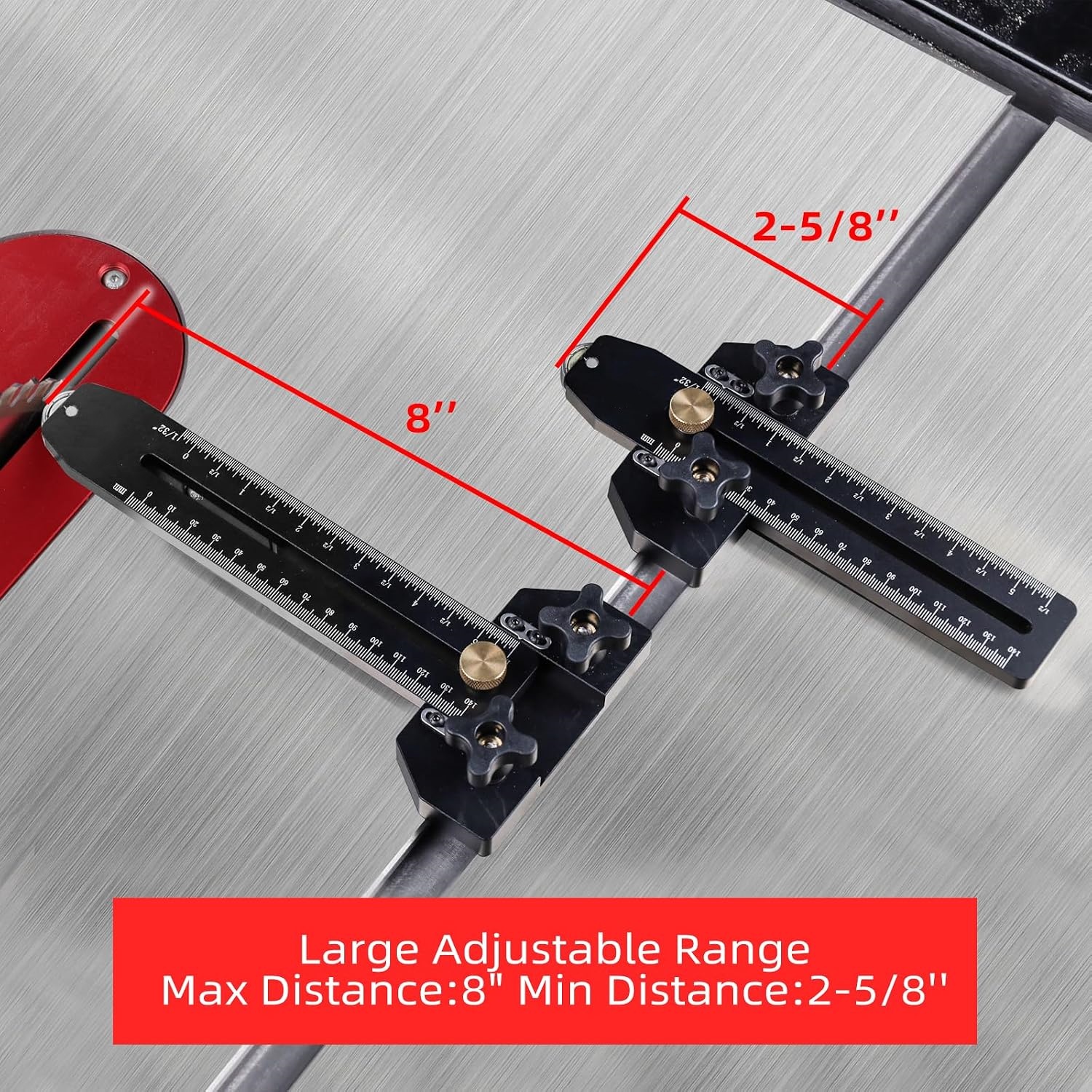 Thin Rip Jig – Table Saw Guide for Repetitive Narrow Cuts, 1/32″ Precision, Anti-Kickback