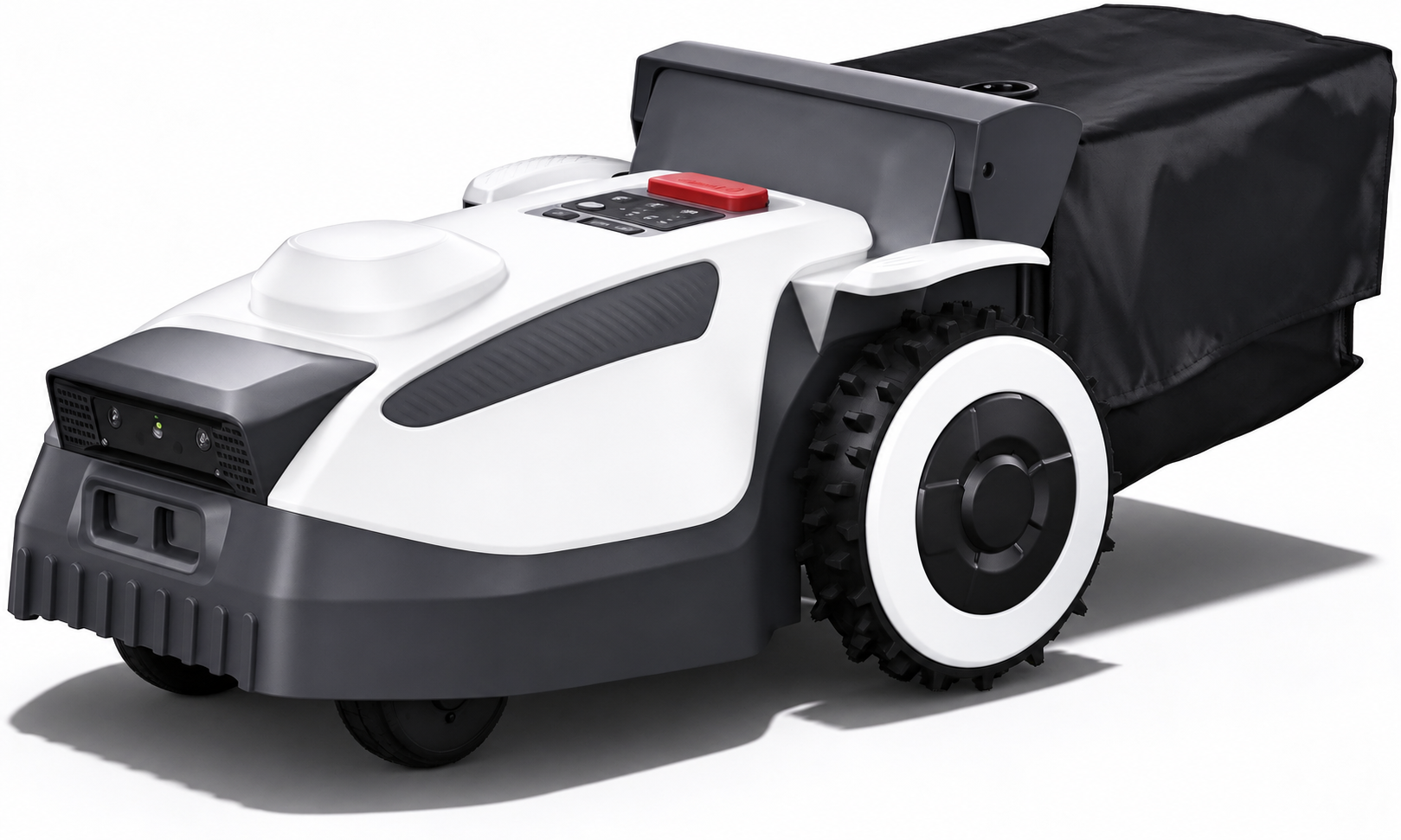 4-in-1 Robotic Lawn Mower – Auto Grass Collection & Leaf Sweeping