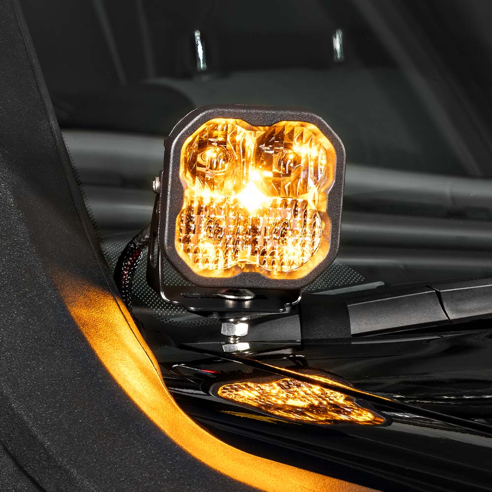 3-Inch Yellow LED Driving Light
