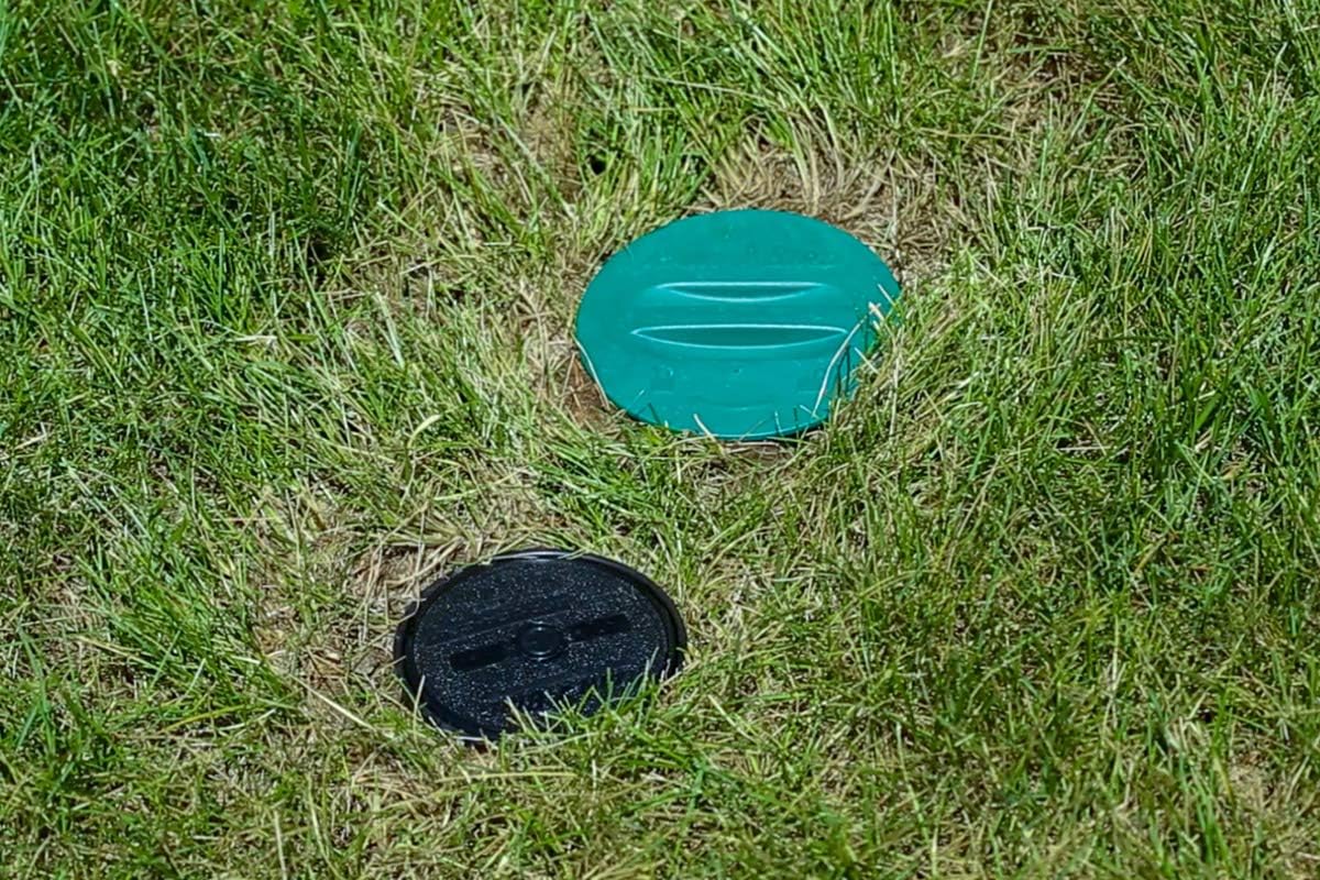 In‑Ground Impact Sprinkler – 5,200 sq ft, 26′‑41′ Spray