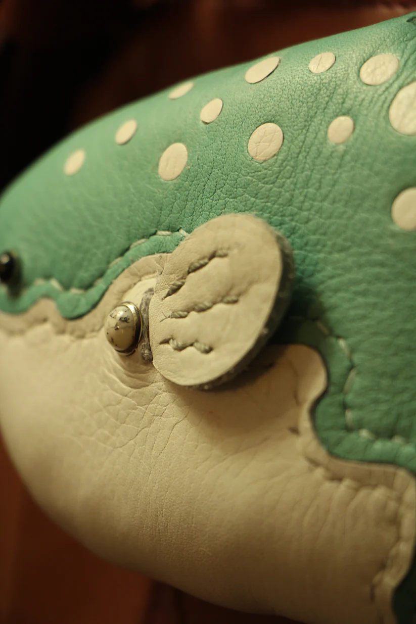 Handmade Leather Fish Pouch – Mola Mola Design, Artisan Crafted Everyday Carry