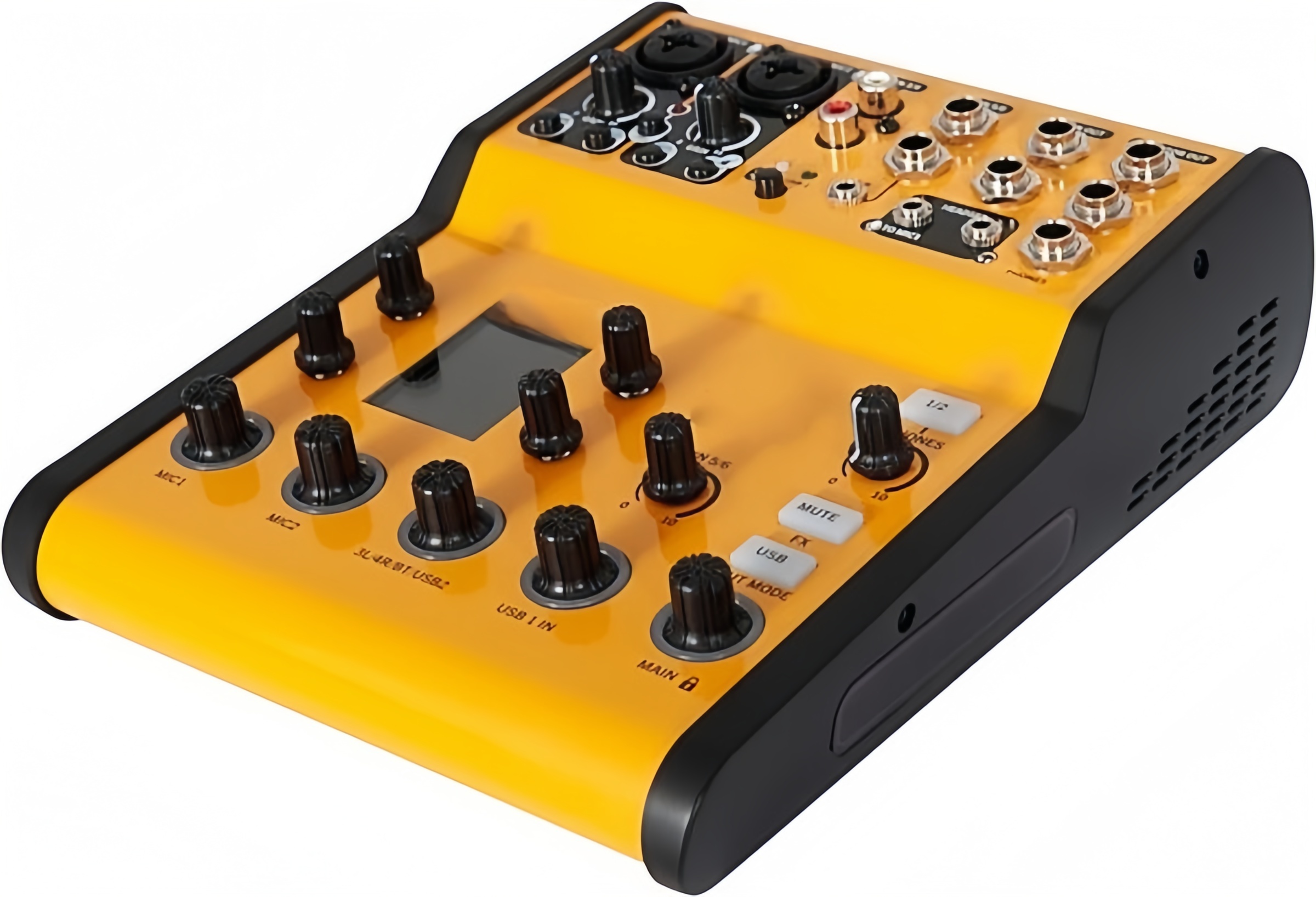 6-Channel Digital Mixer – USB-C & Bluetooth, 48V Phantom Power, Studio EQ & Effects, Podcast/Streaming/Live