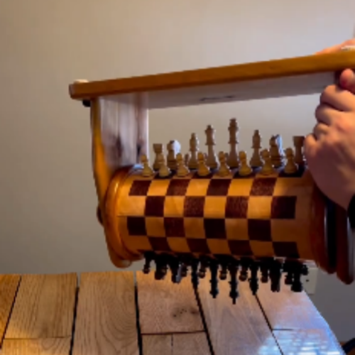 Handcrafted Wooden Chess Set – Unique, One‑of‑a‑Kind, Artisan Made