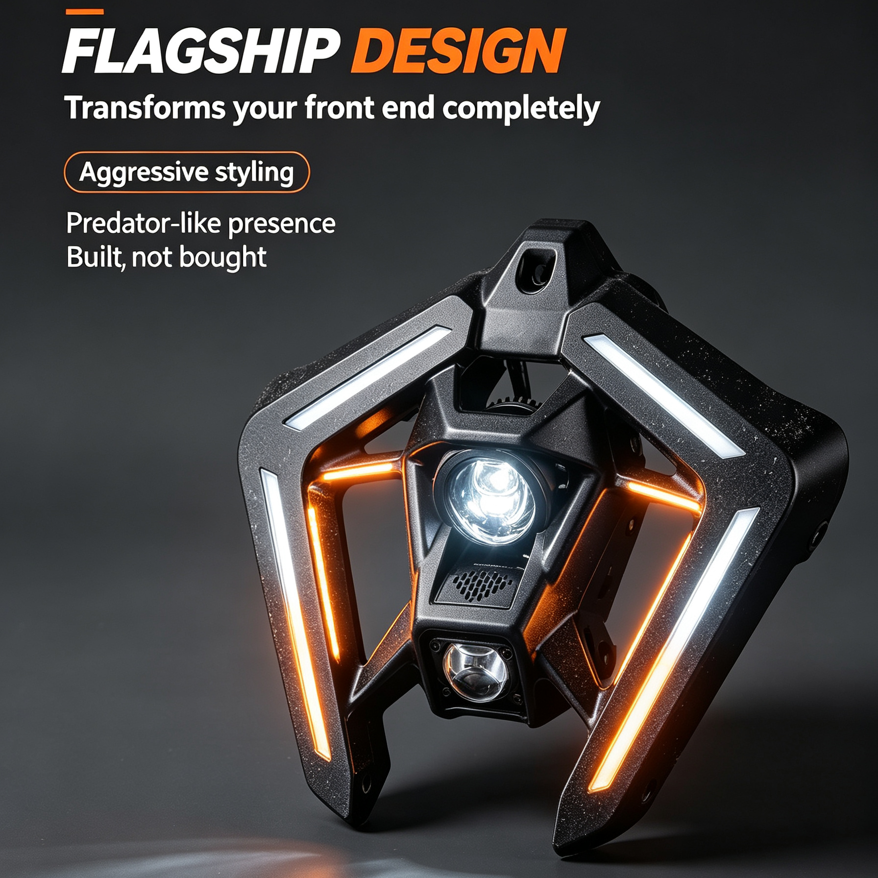 Streetfighter-Style LED Headlight – Aggressive Design, Plug & Play, DRL, Fits Gen 2 & Gen 3 Models