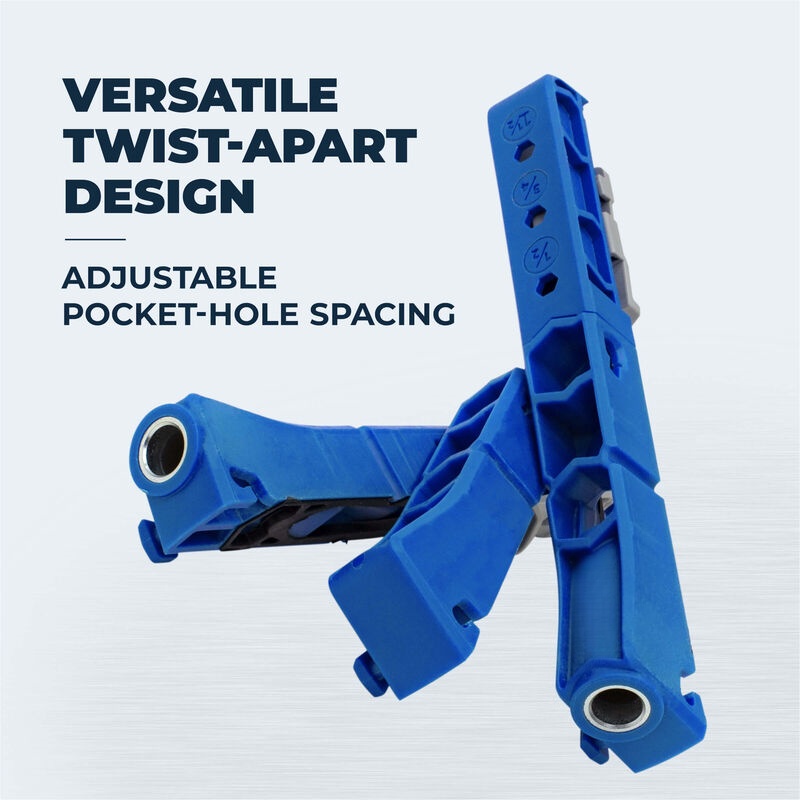 Pocket-Hole Jig 320 – Portable Kit for 1/2"–1 1/2" Materials, Adjustable Spacing, Carry Case