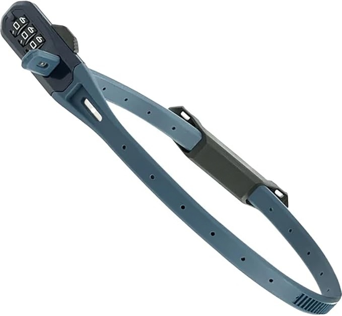 Combination Cable Lock – 45cm Lightweight Steel‑Core Security Tie with Resettable 3‑Digit Code