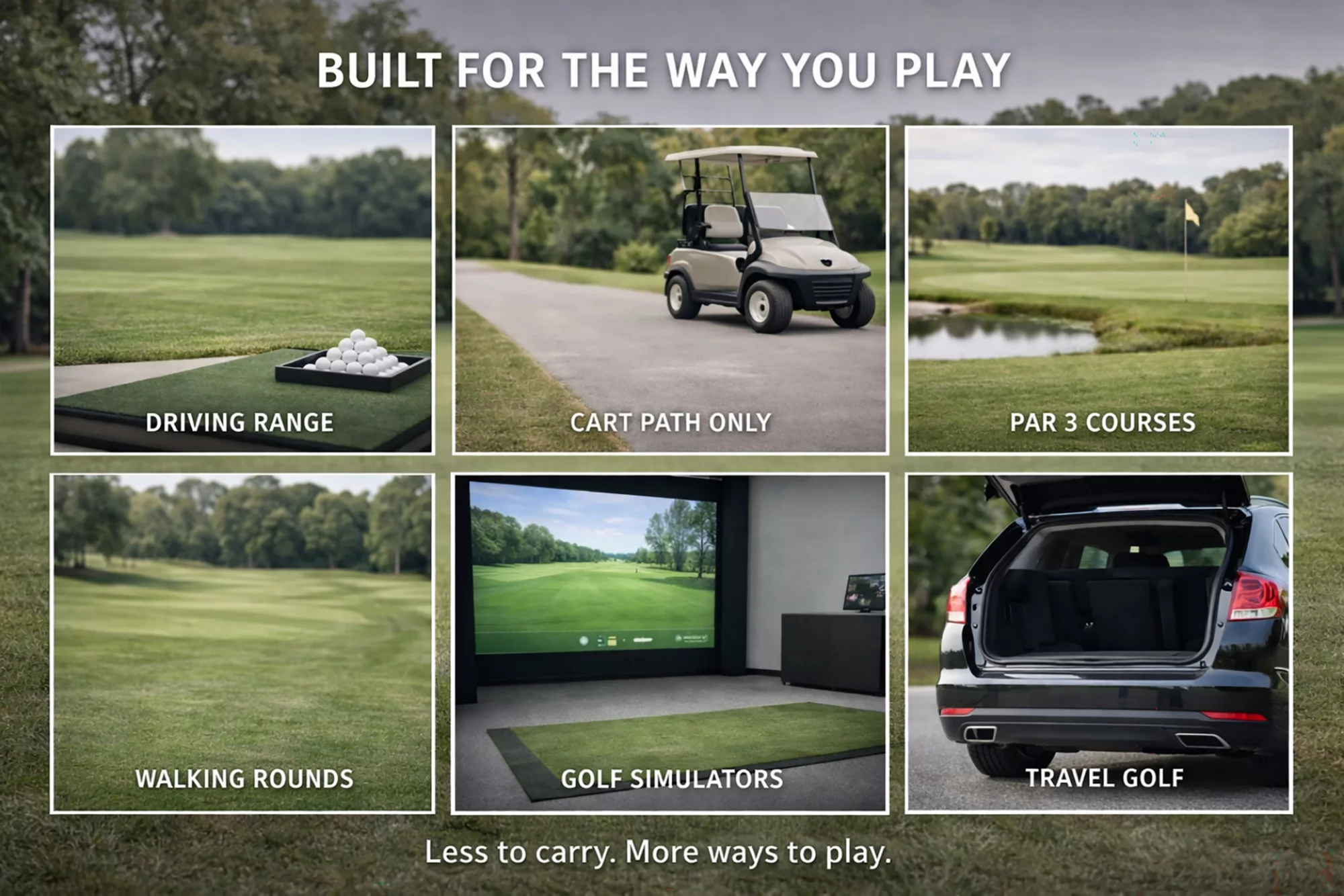 Portable Golf Club Caddy