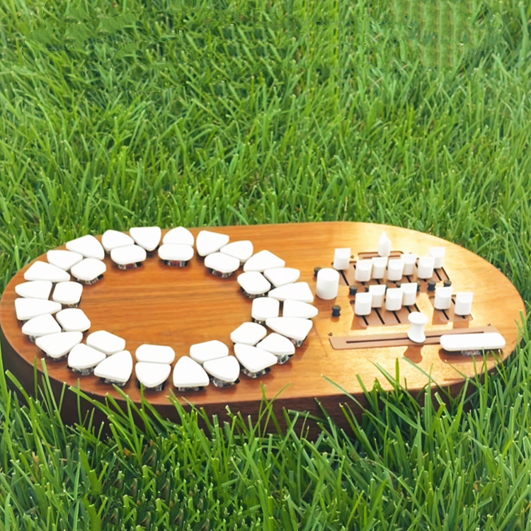 Circle of Fifths Harmony Instrument – Three Synth Engines, Walnut Body, Battery Powered