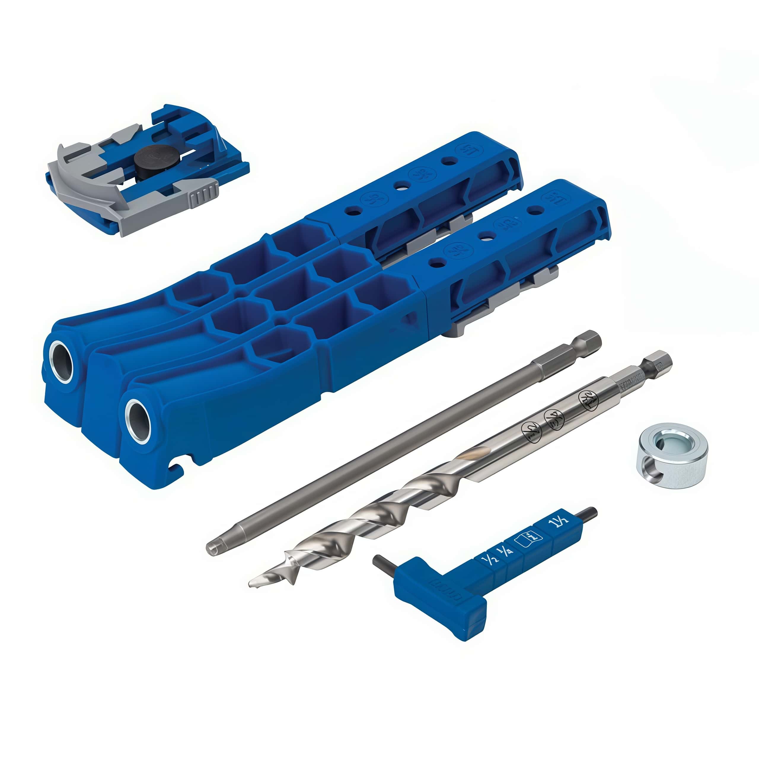 Pocket-Hole Jig 320 – Portable Kit for 1/2"–1 1/2" Materials, Adjustable Spacing, Carry Case