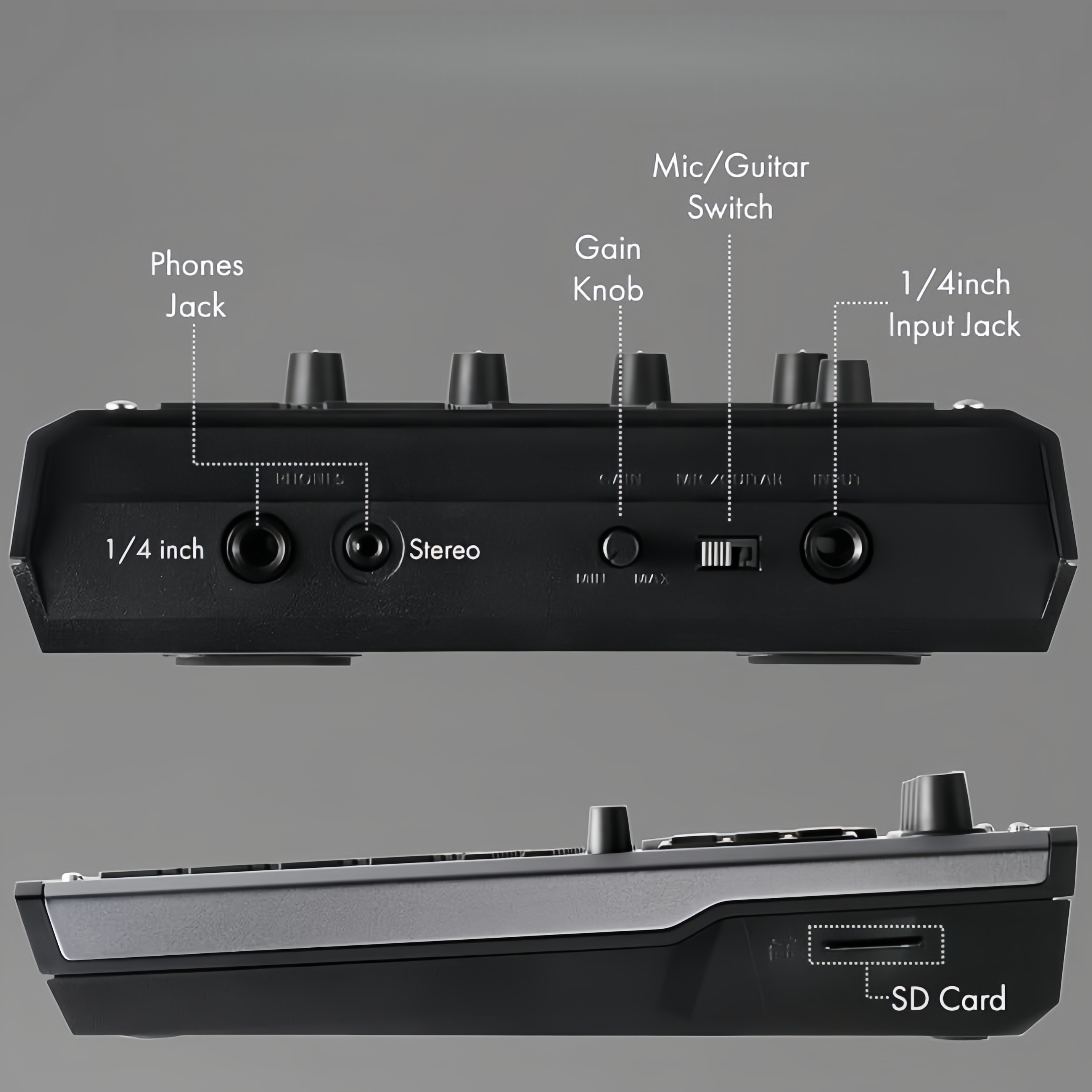 Portable Creative Sampler & Effector – 37 Effects, Skip-Back Recording, OLED Waveform Editing, Battery-Powered