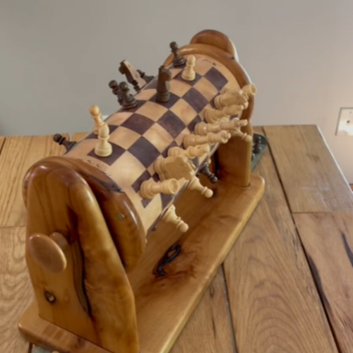 Handcrafted Wooden Chess Set – Unique, One‑of‑a‑Kind, Artisan Made