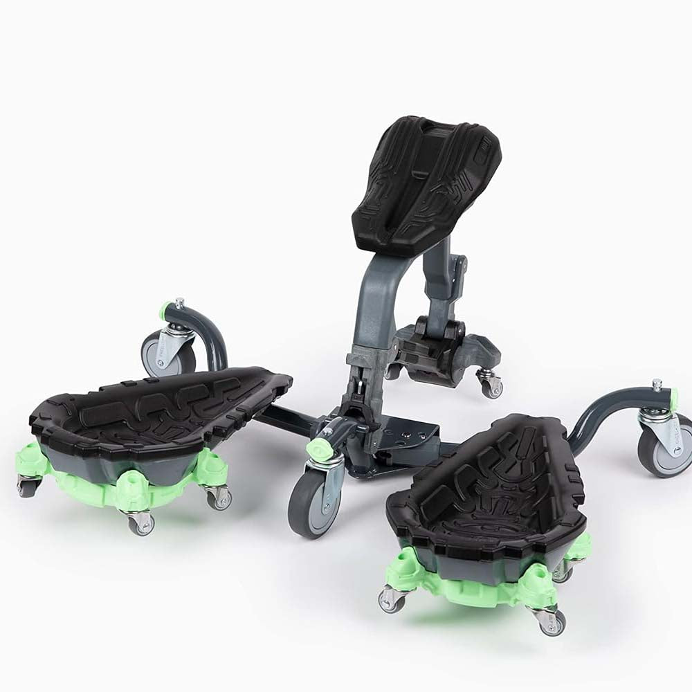 Rolling Knee Pads - Durable Ergonomic Mobile Knee Pads with Seat - 360° Turning Capability