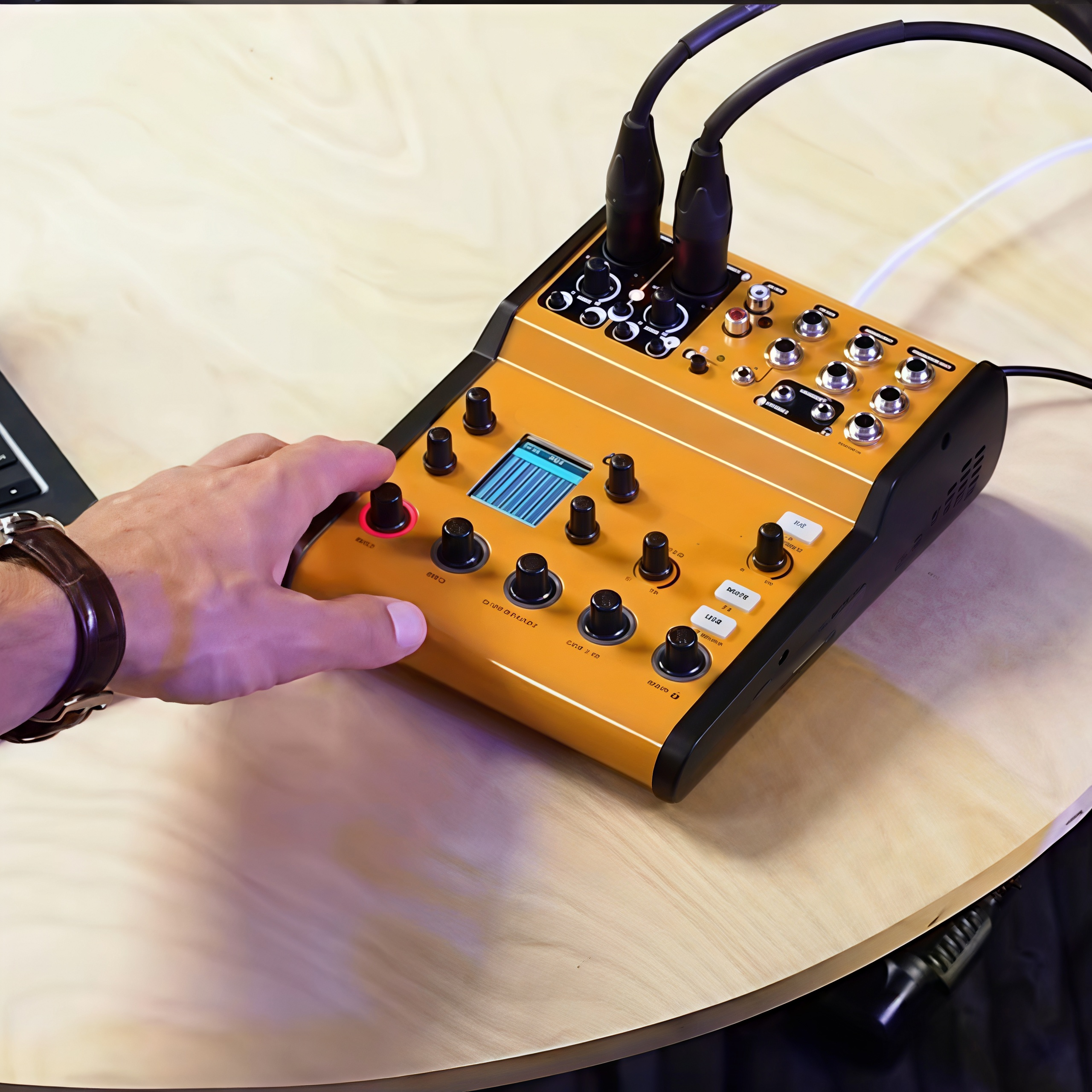 6-Channel Digital Mixer – USB-C & Bluetooth, 48V Phantom Power, Studio EQ & Effects, Podcast/Streaming/Live