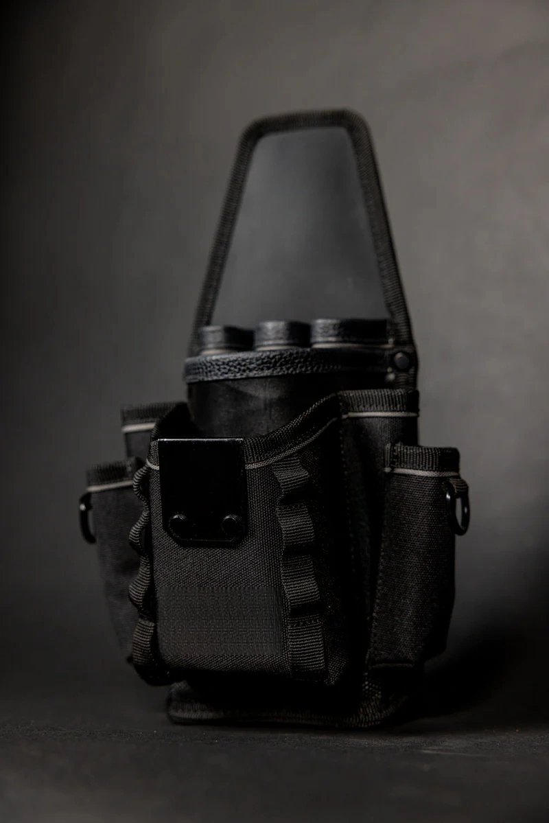 Multi‑Trade Tool Pouch – 2 Main Pockets, 3 Vertical Slots & 4 External Pockets for Everyday Site Work