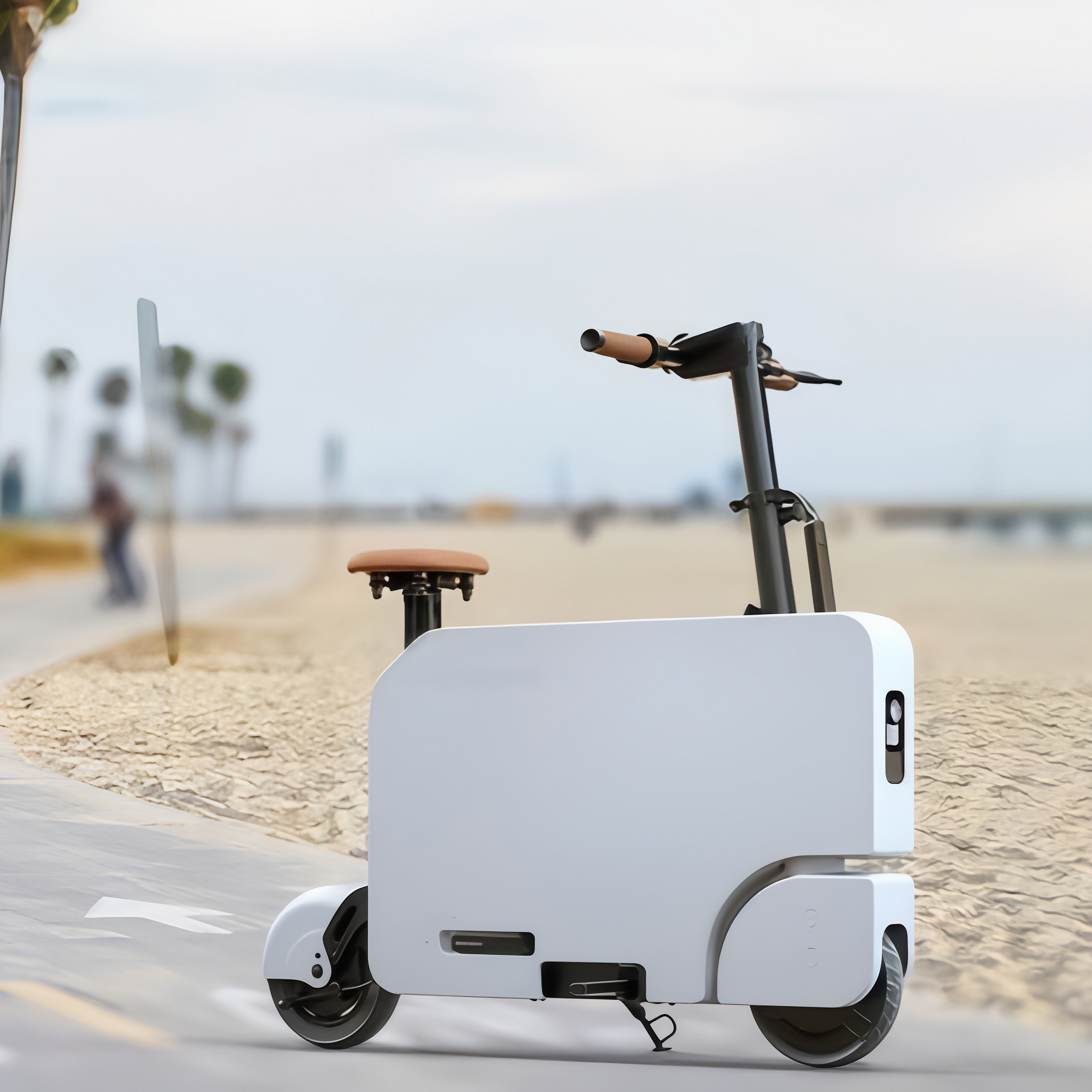 Foldable Electric Scooter – 20km Range, 15mph, 41lbs, Fits in Your Trunk