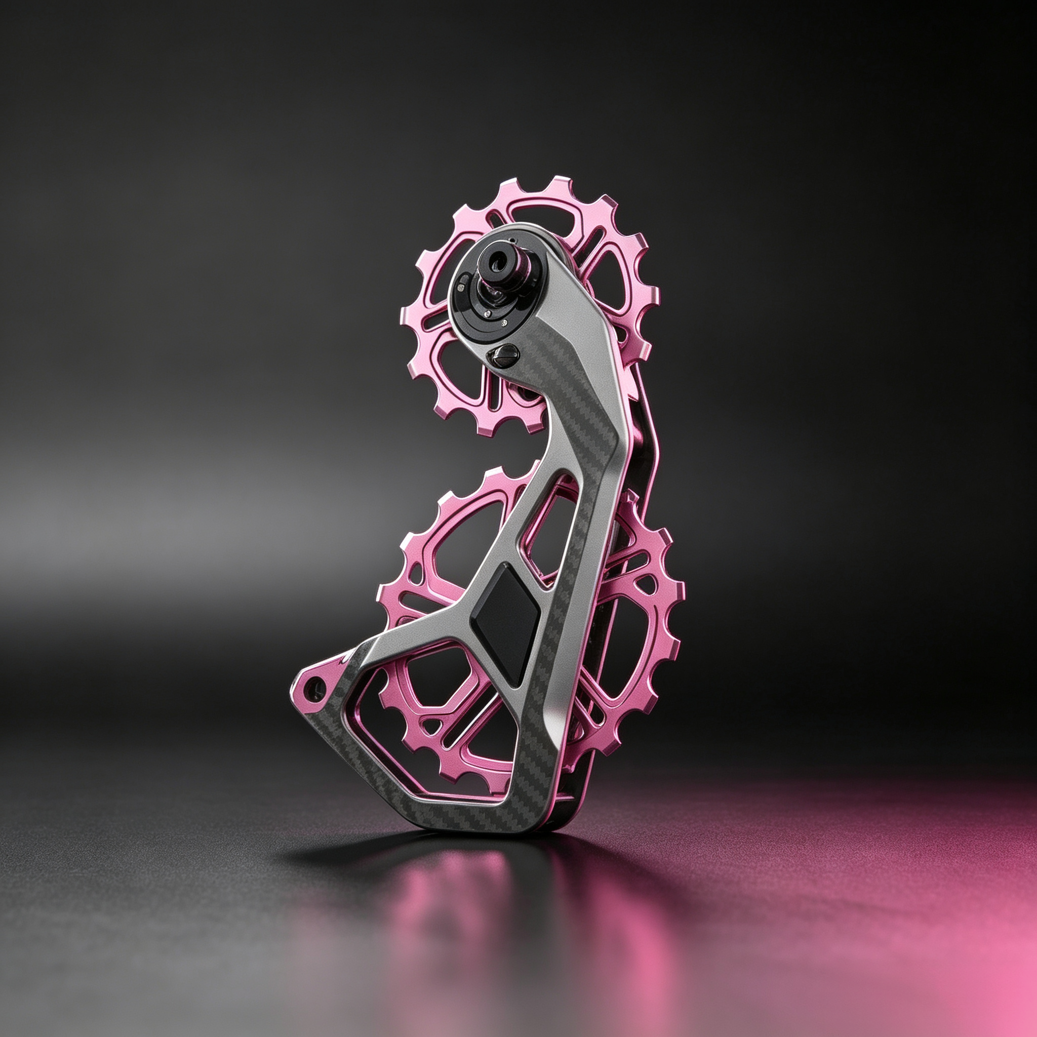 Carbon Oversized Pulley System – 14T/18T, Full Carbon Cage, Coated Bearings