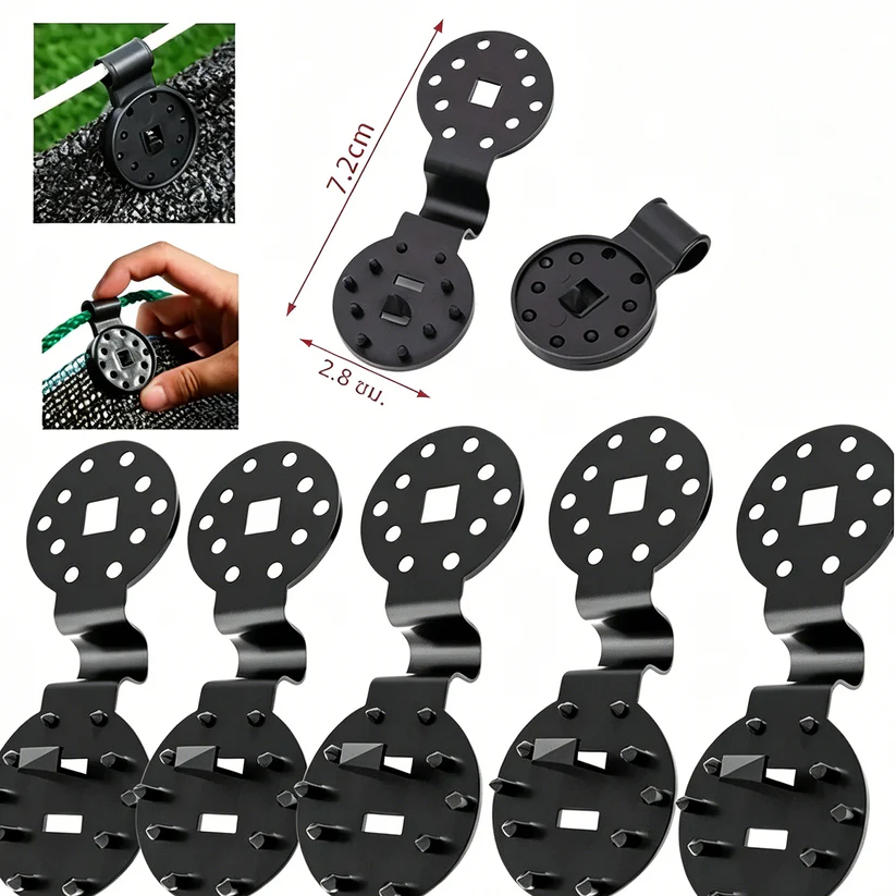Heavy‑Duty Garden Tarpaulin Clips – 100 Pack, UV‑Resistant